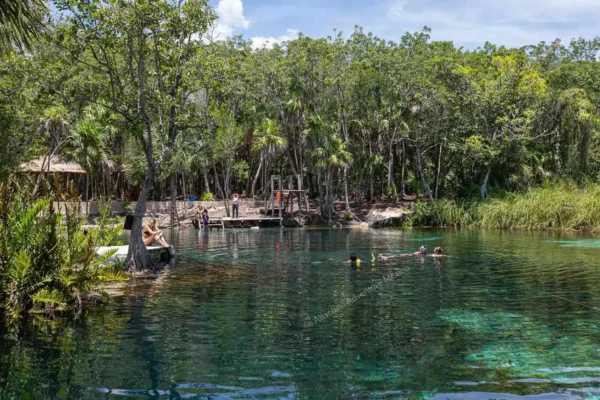 Privattour Kaan Luum Lagune und Cenote in der Riviera Maya