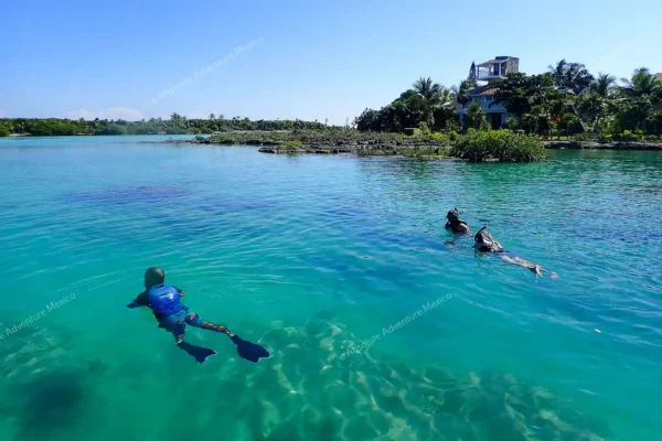 Privattour Yal Ku Lagune und Cenote in der Riviera Maya
