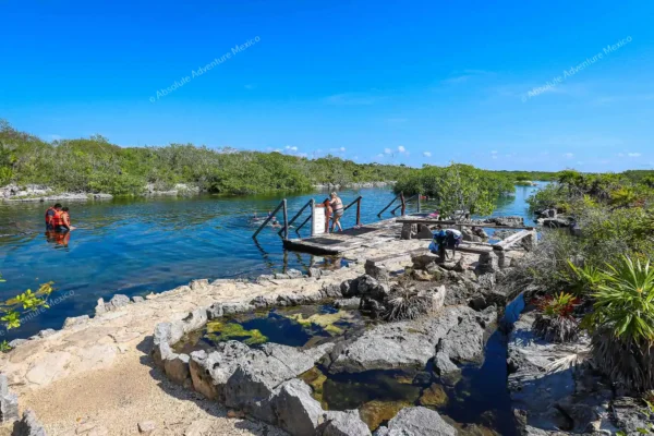 Privattour Yal Ku Lagune und Cenote in der Riviera Maya
