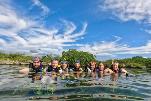 Privattour Yal Ku Lagune und Cenote in der Riviera Maya