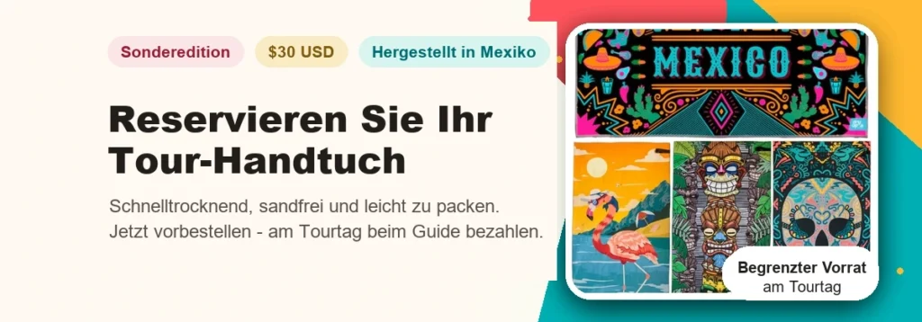 Banner für mexikanisches Schnelltrockentuch zur Tour